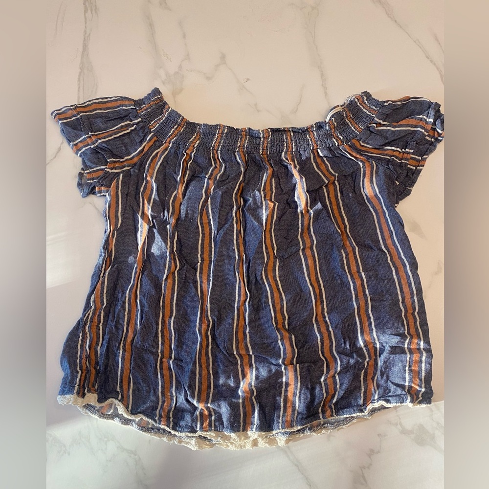 Stripes Babydoll Top
